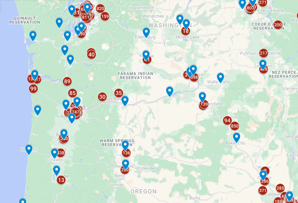 holding picture of bases near sightings