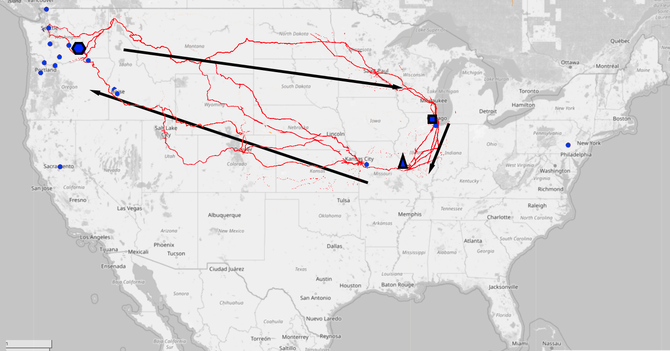 uranium route of disks